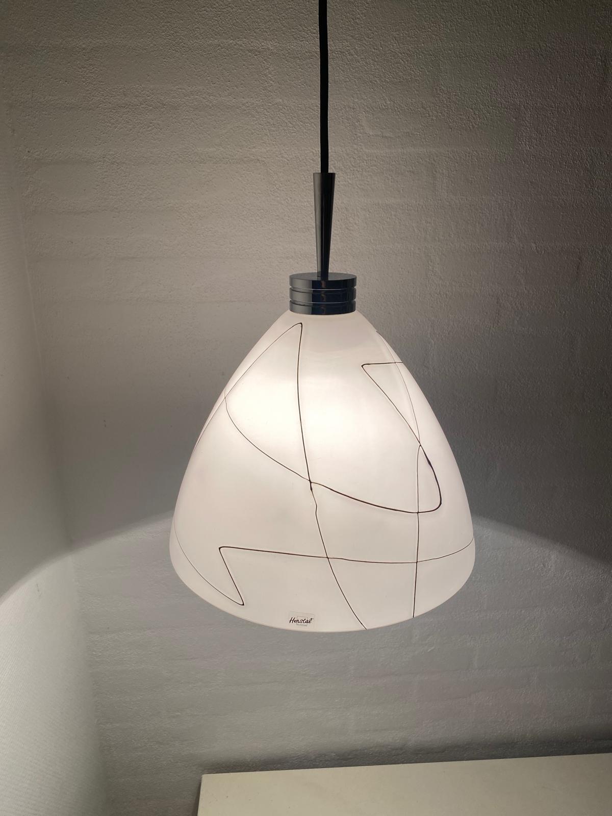 Hänge Lampe - Glas - Herstal