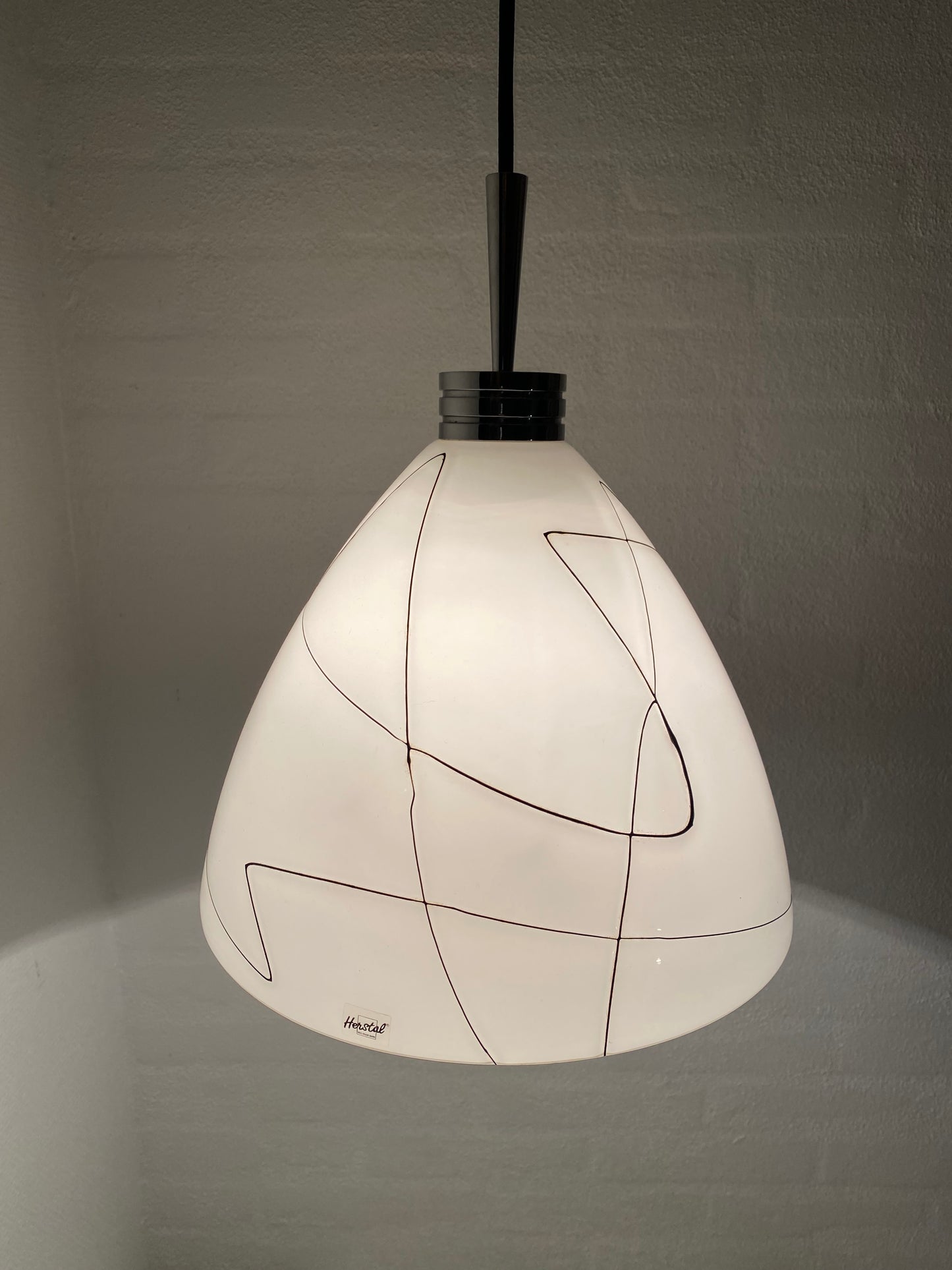 Hänge Lampe - Glas - Herstal