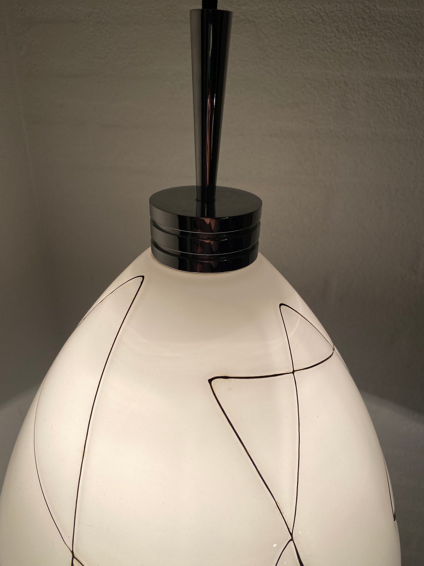 Hänge Lampe - Glas - Herstal