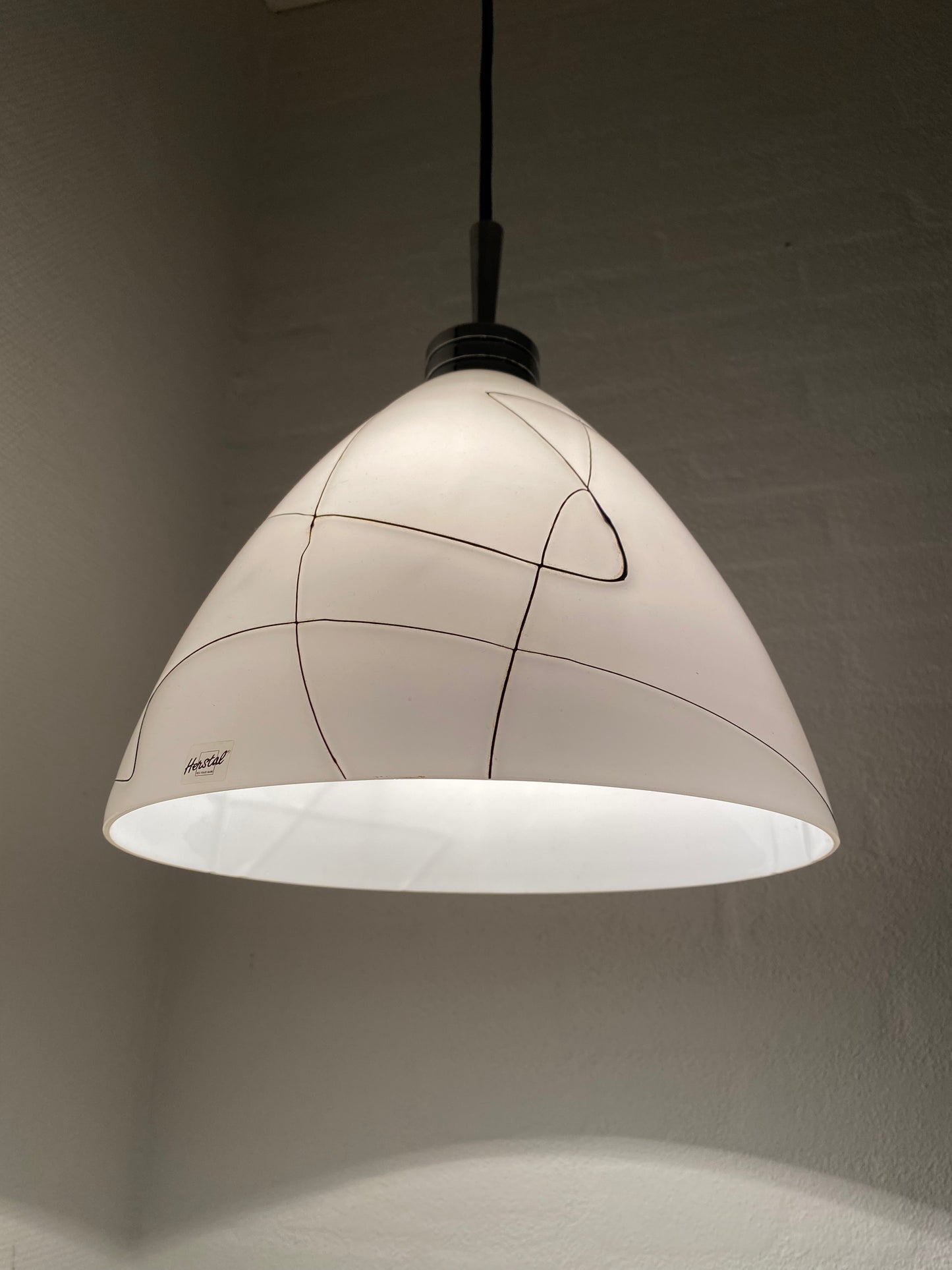 Hänge Lampe - Glas - Herstal
