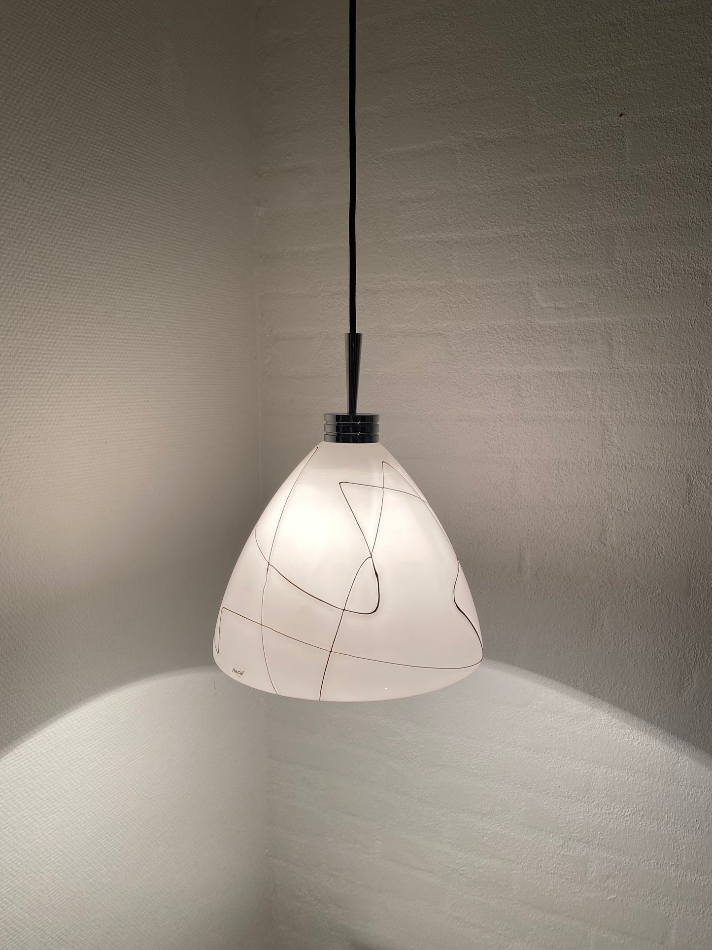 Hänge Lampe - Glas - Herstal
