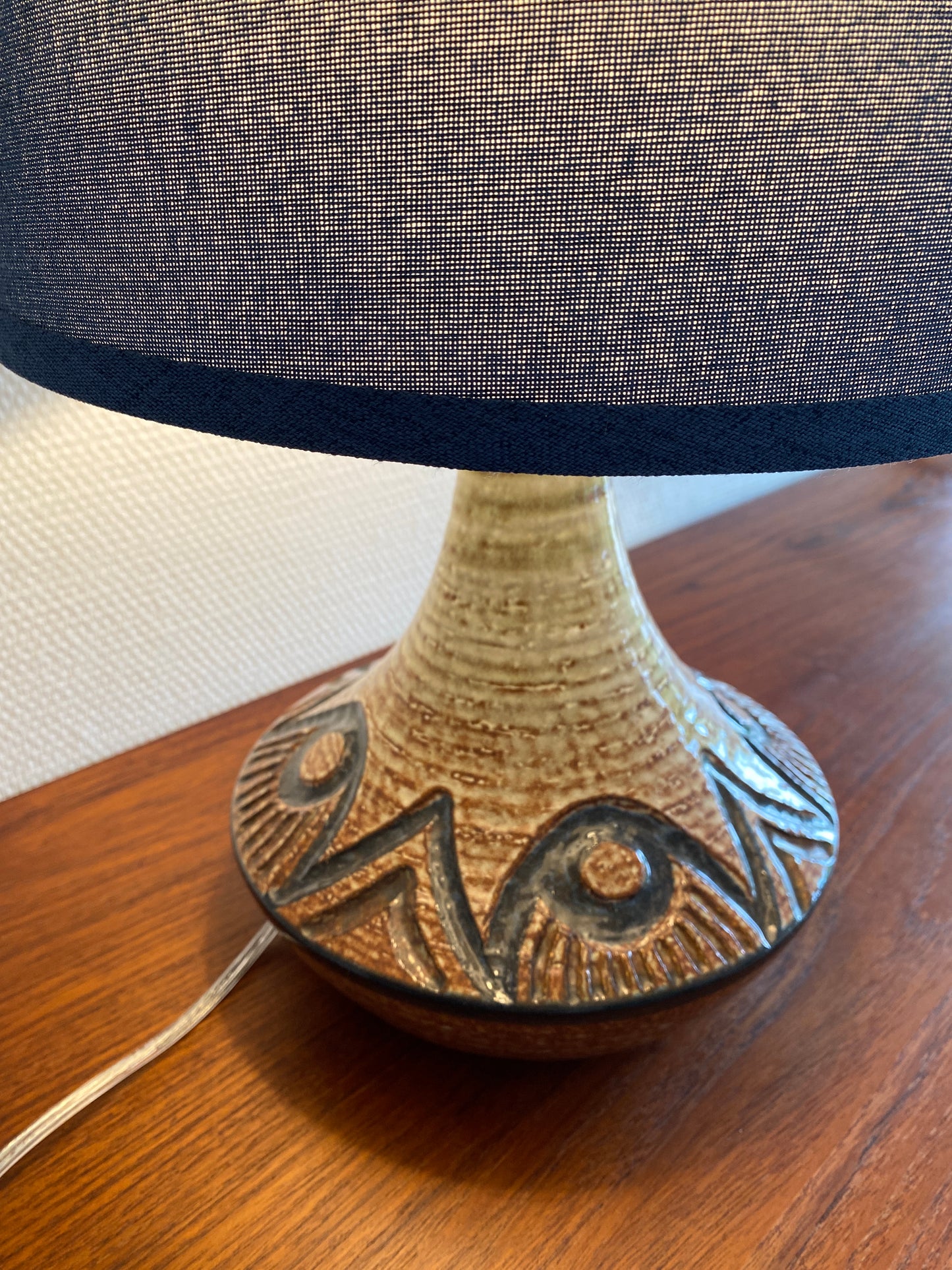 Tischlampe von Søholm Keramik