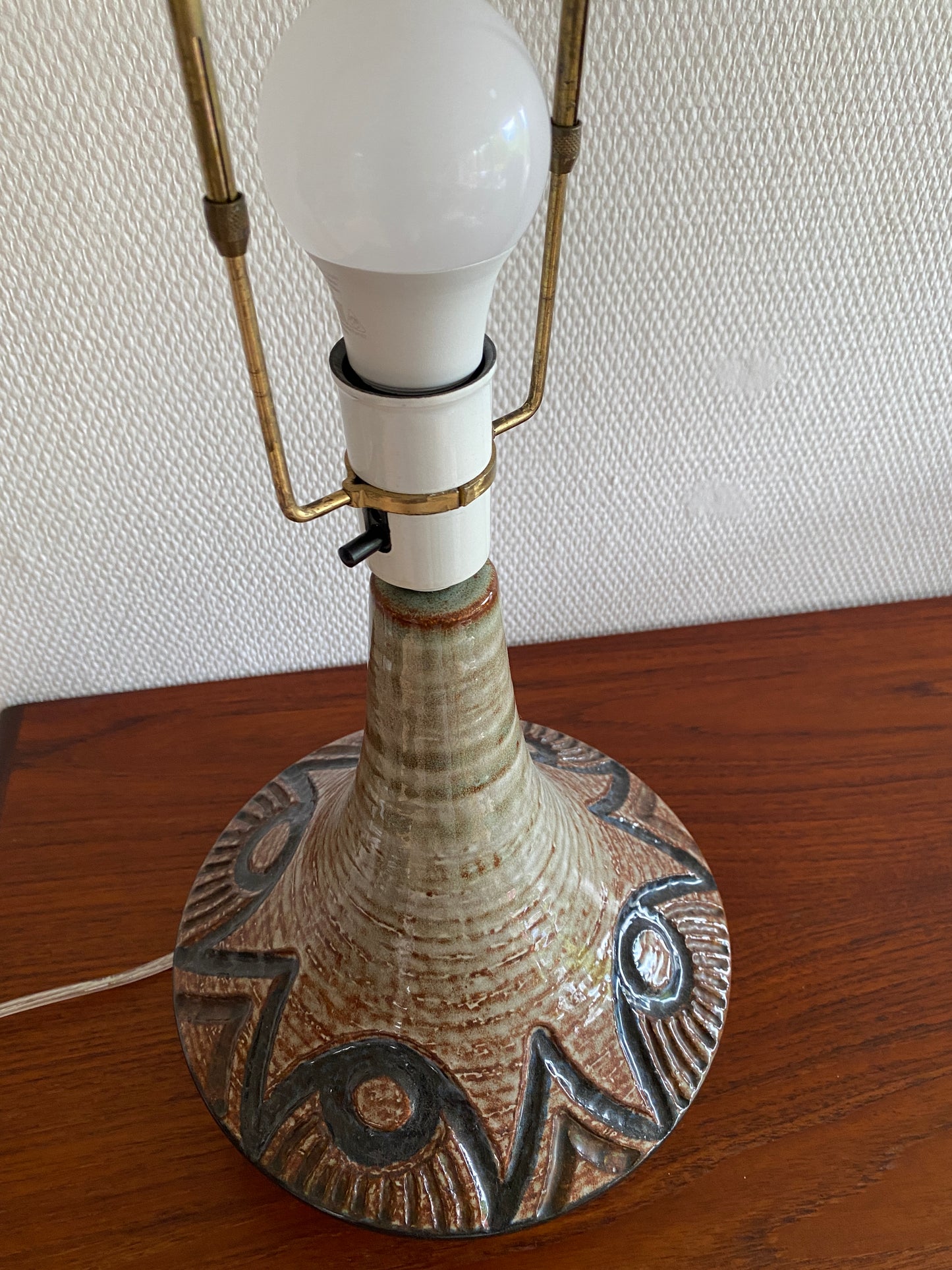Tischlampe von Søholm Keramik