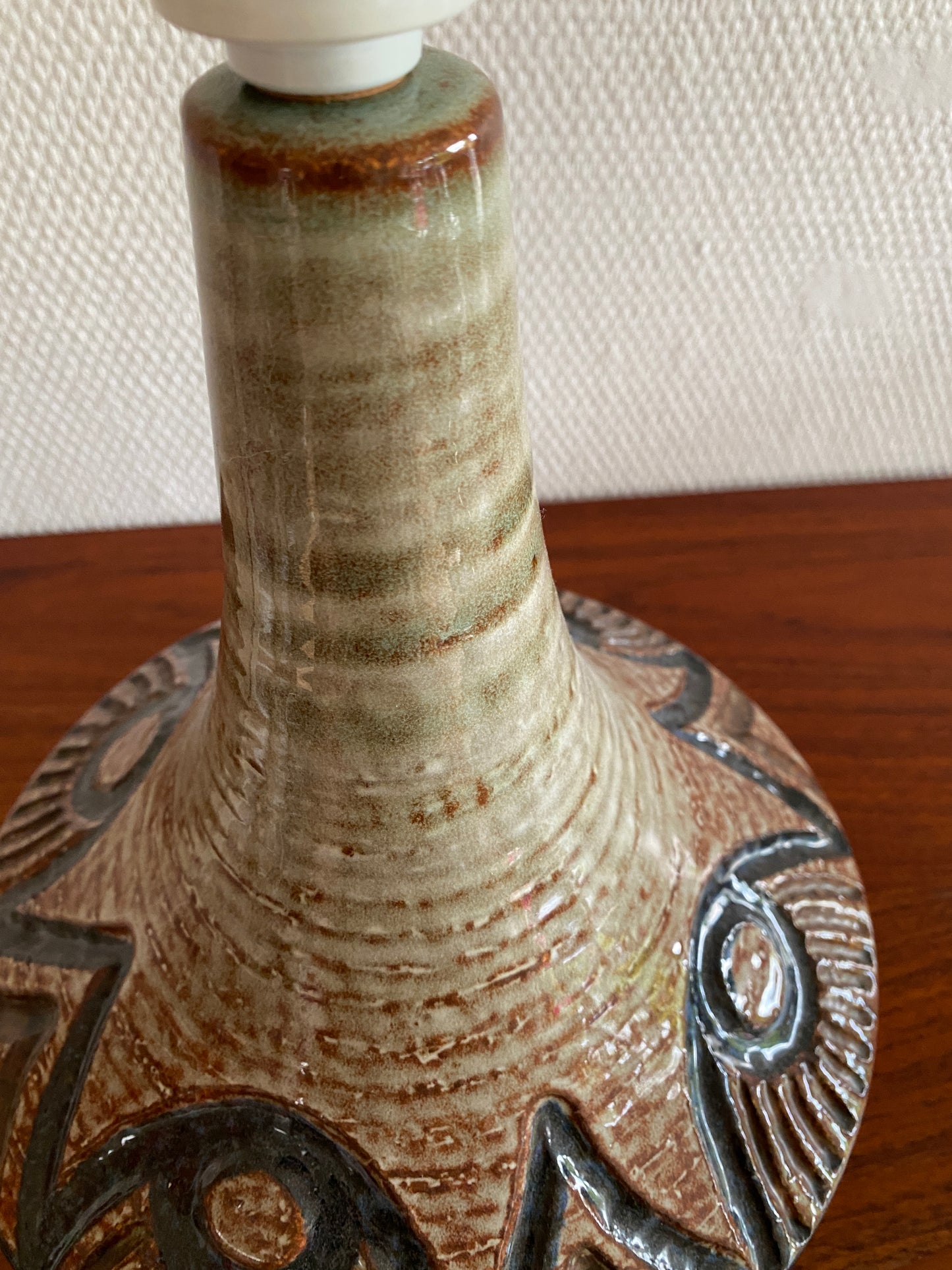 Tischlampe von Søholm Keramik