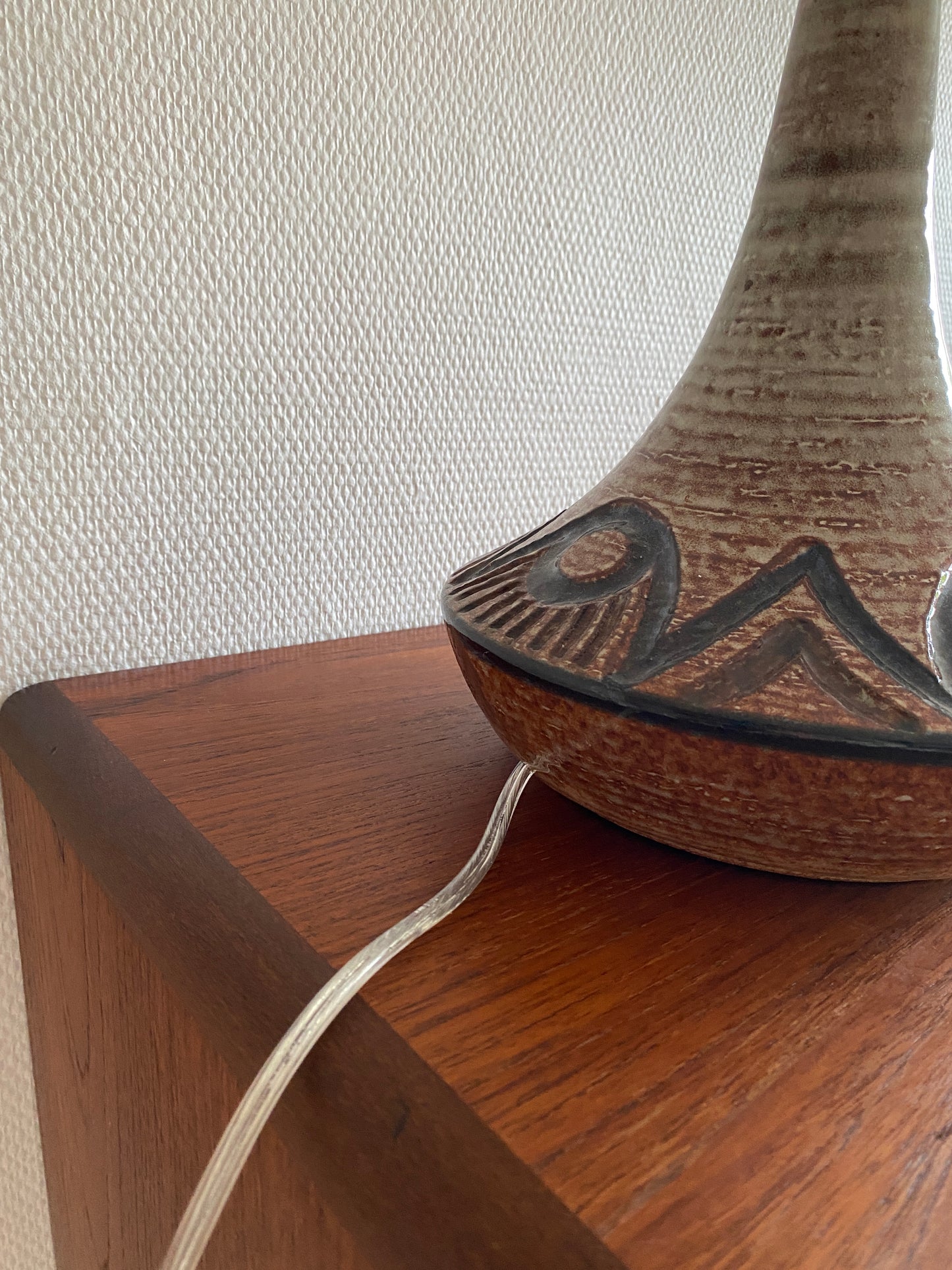Tischlampe von Søholm Keramik