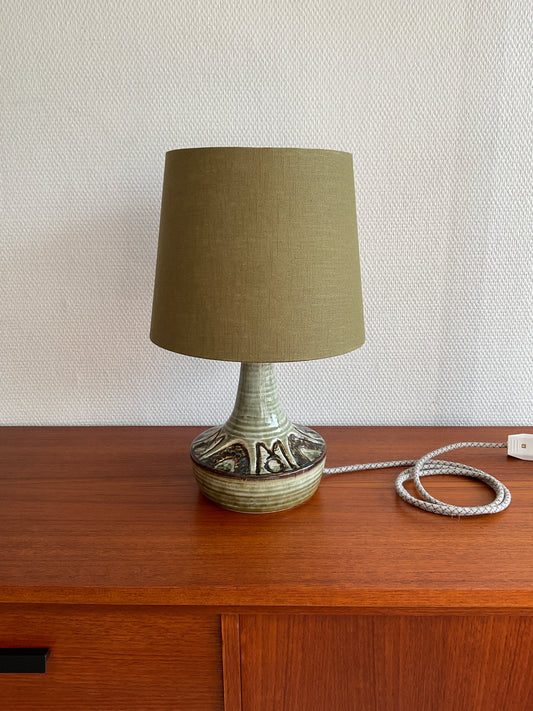 Dänische Keramik-Tischlampe von Arne Finne & Noomi Backhausen für Søholm Keramik