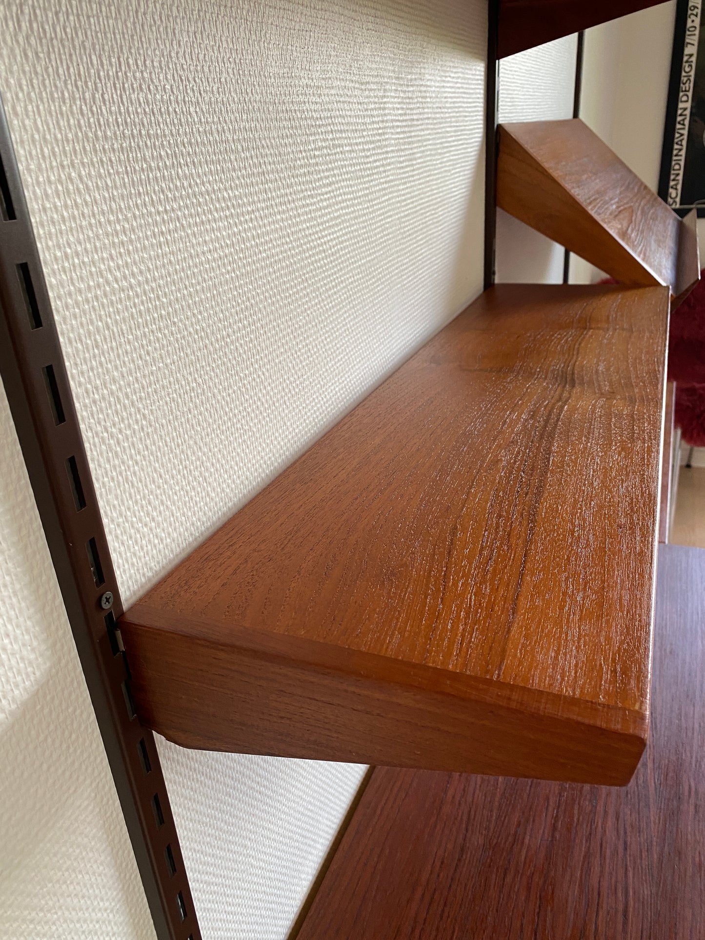 Teak wall system - Kai Kristiansen
