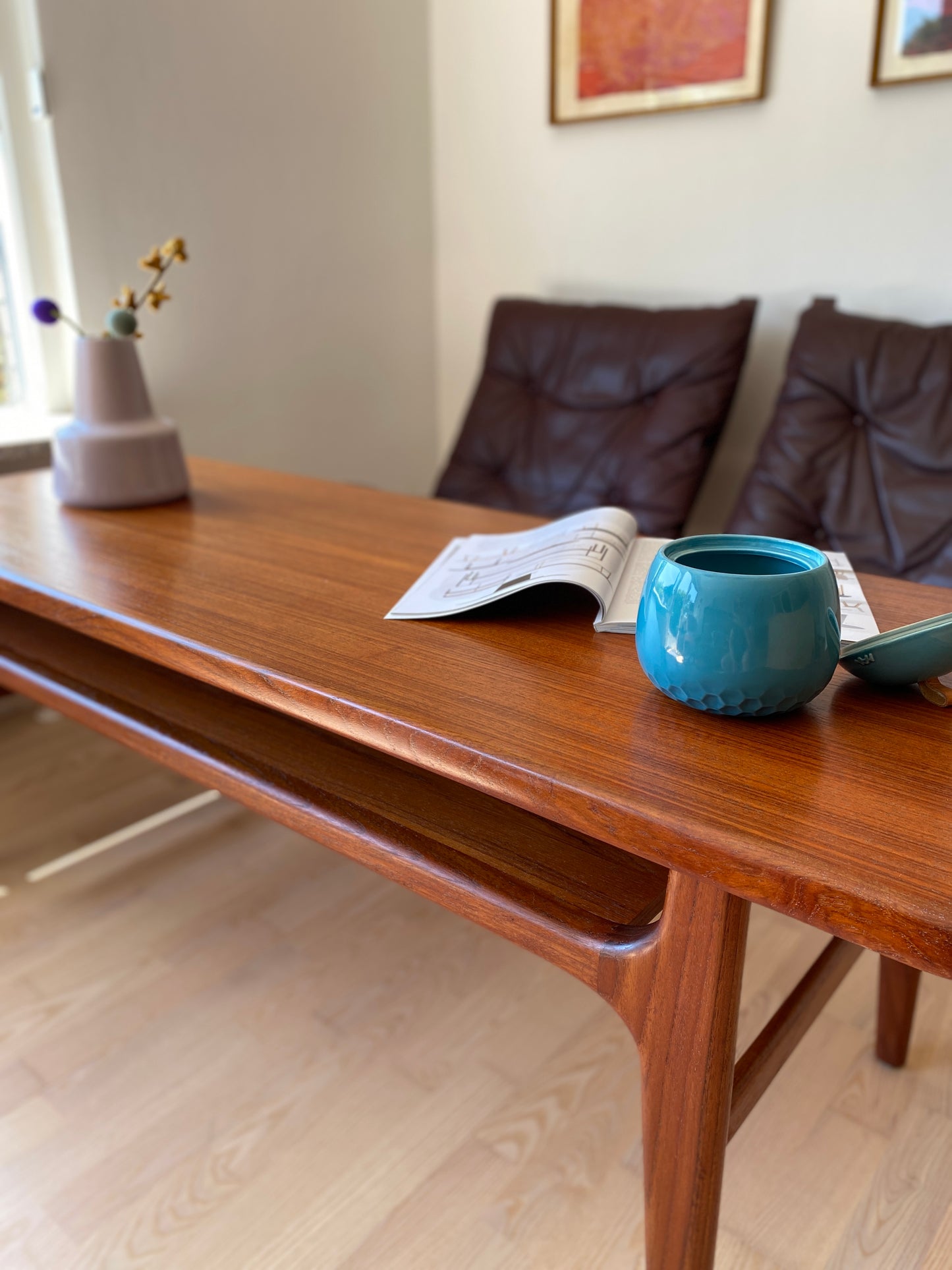 Teak sofa table - Niels Bach