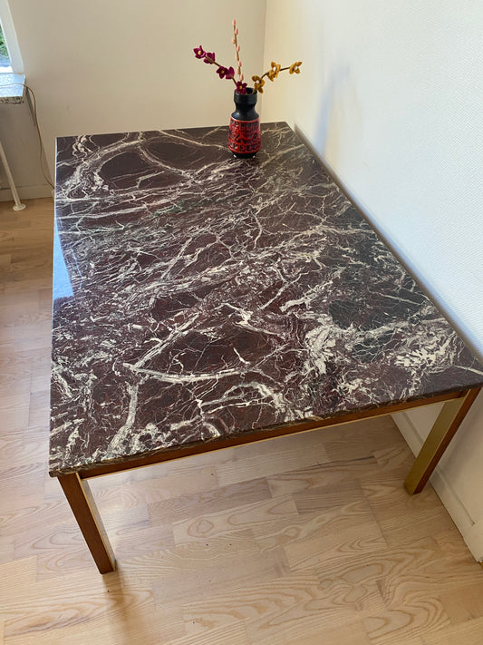 Sofabord med marmorplade fra Bendixen Design