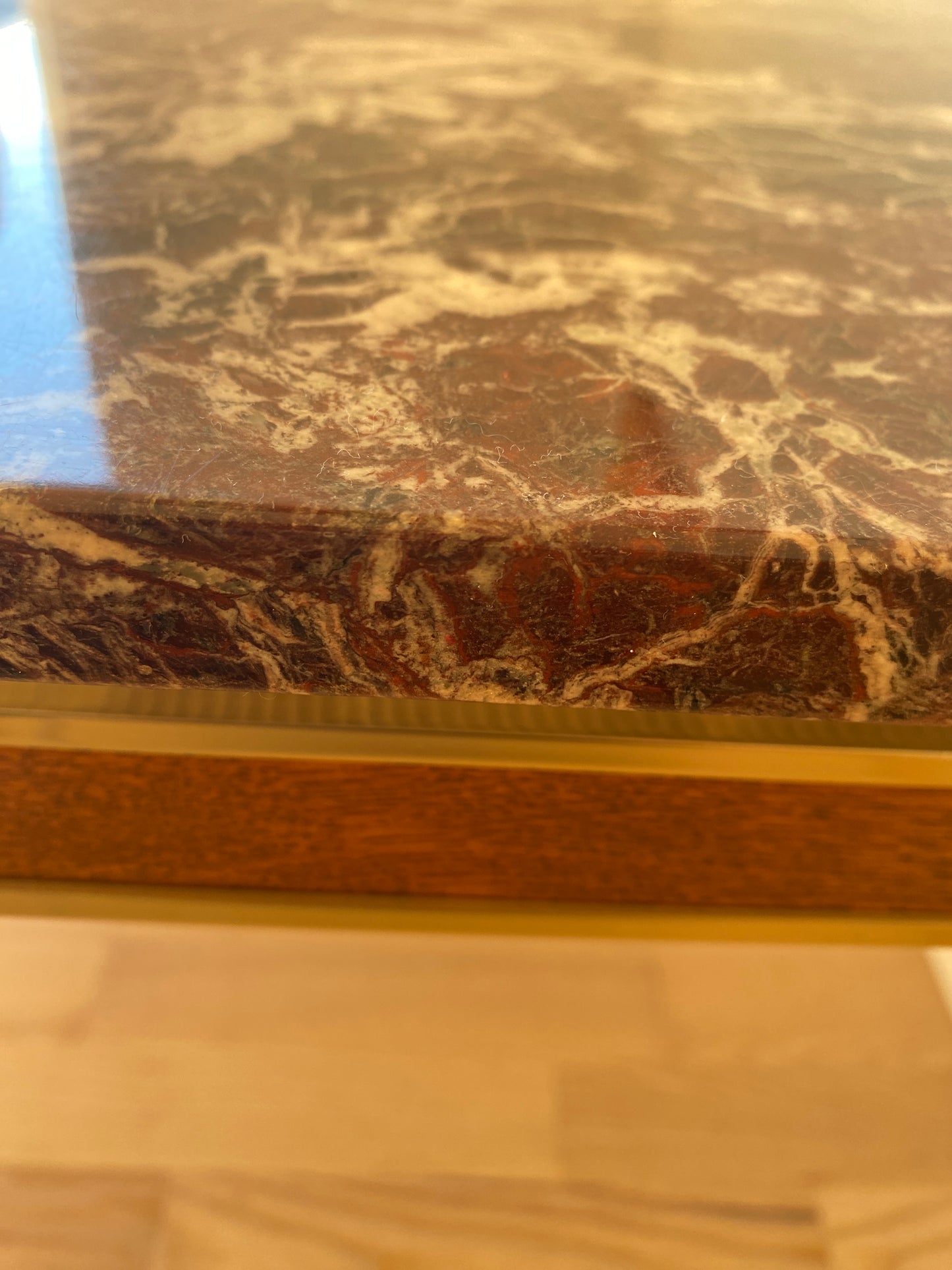 Sofabord med marmorplade fra Bendixen Design