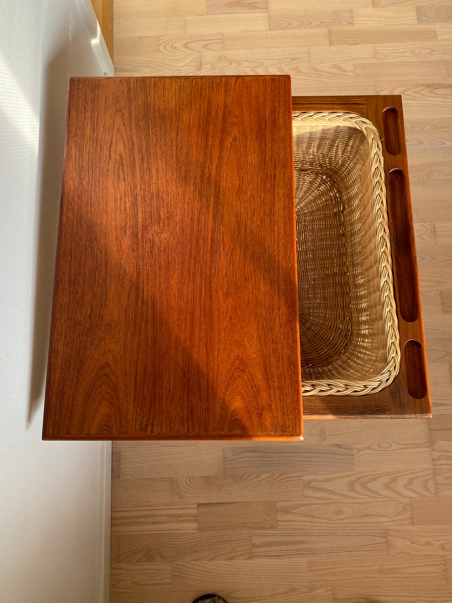 Teak Nähtisch, Mid Century Design