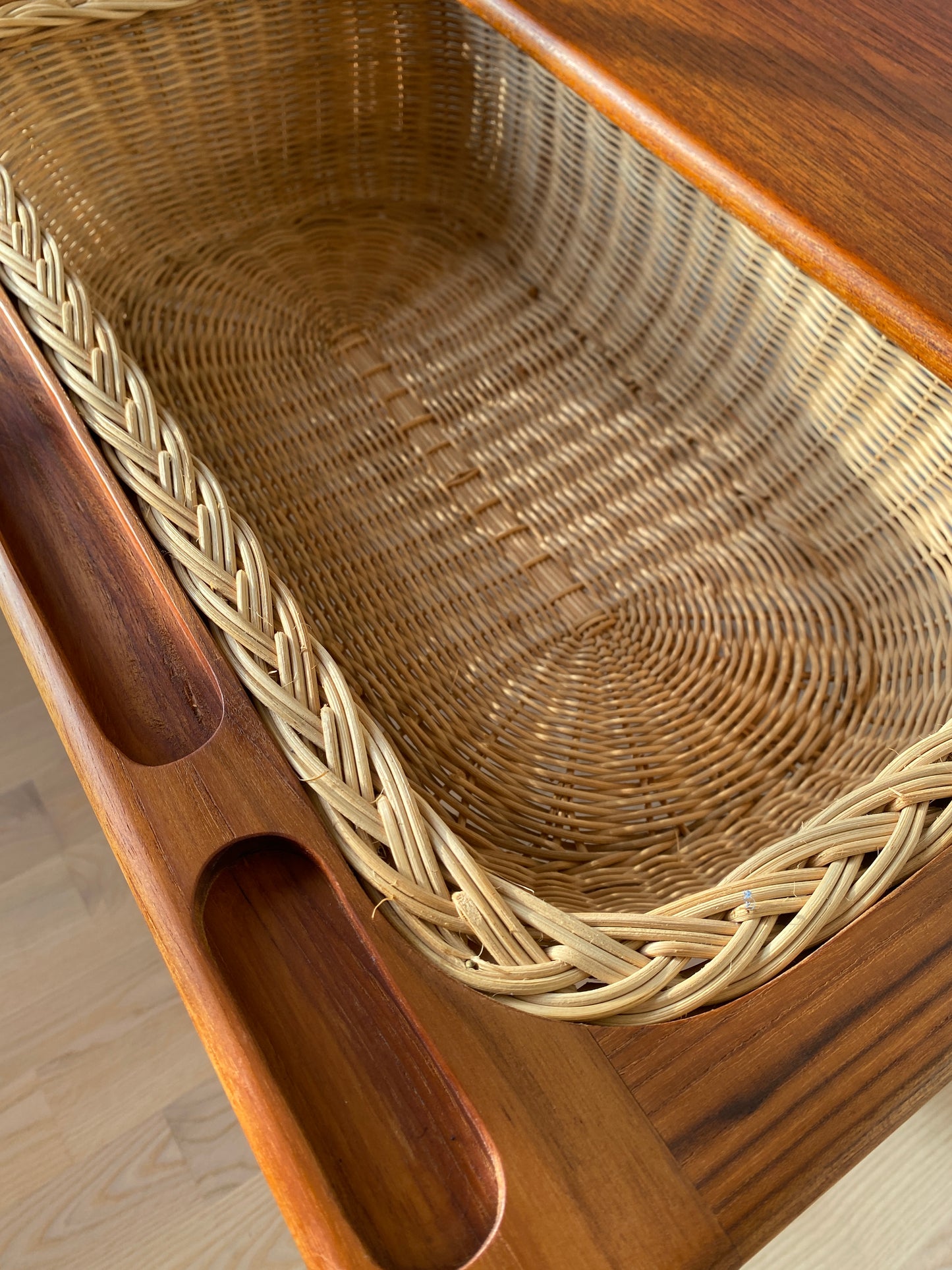 Teak Nähtisch, Mid Century Design