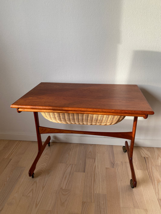 Teak Nähtisch, Mid Century Design