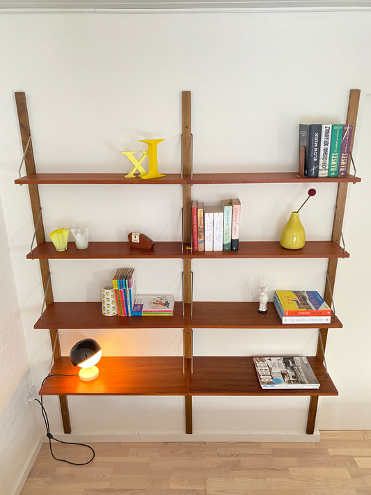 Mid-Century Teak Wall Shelf in the style of Poul Cadovius, 1960s