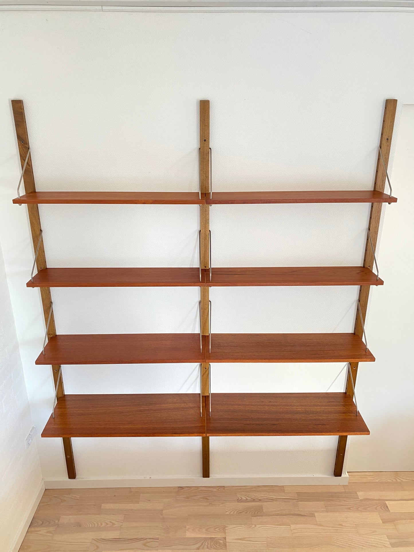 Mid-Century Teak Wall Shelf in the style of Poul Cadovius, 1960s