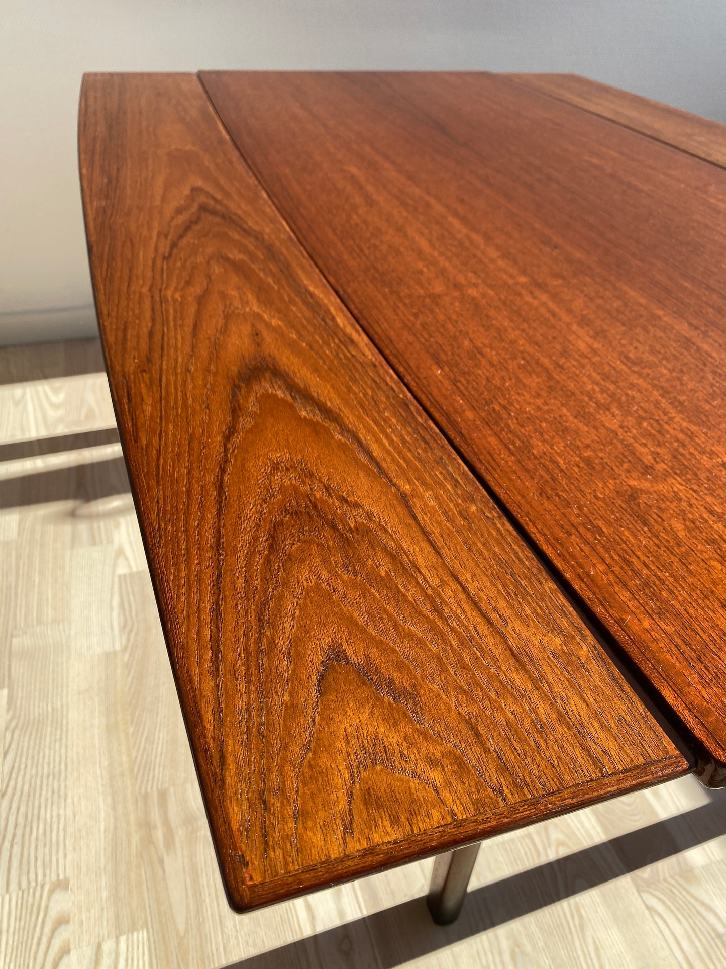 Københavnerbord, teak, ausziehbarer Couchtisch & Esstisch