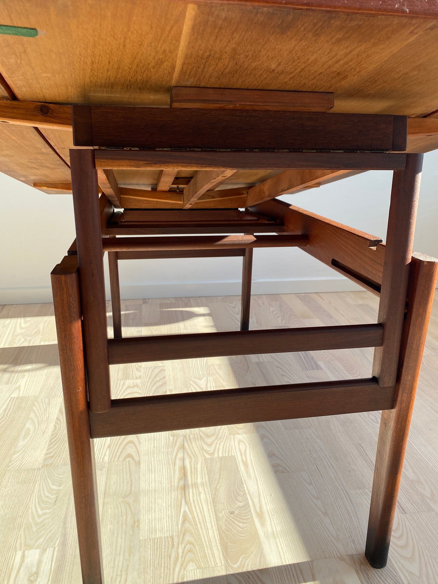 Københavnerbord, teak, ausziehbarer Couchtisch & Esstisch