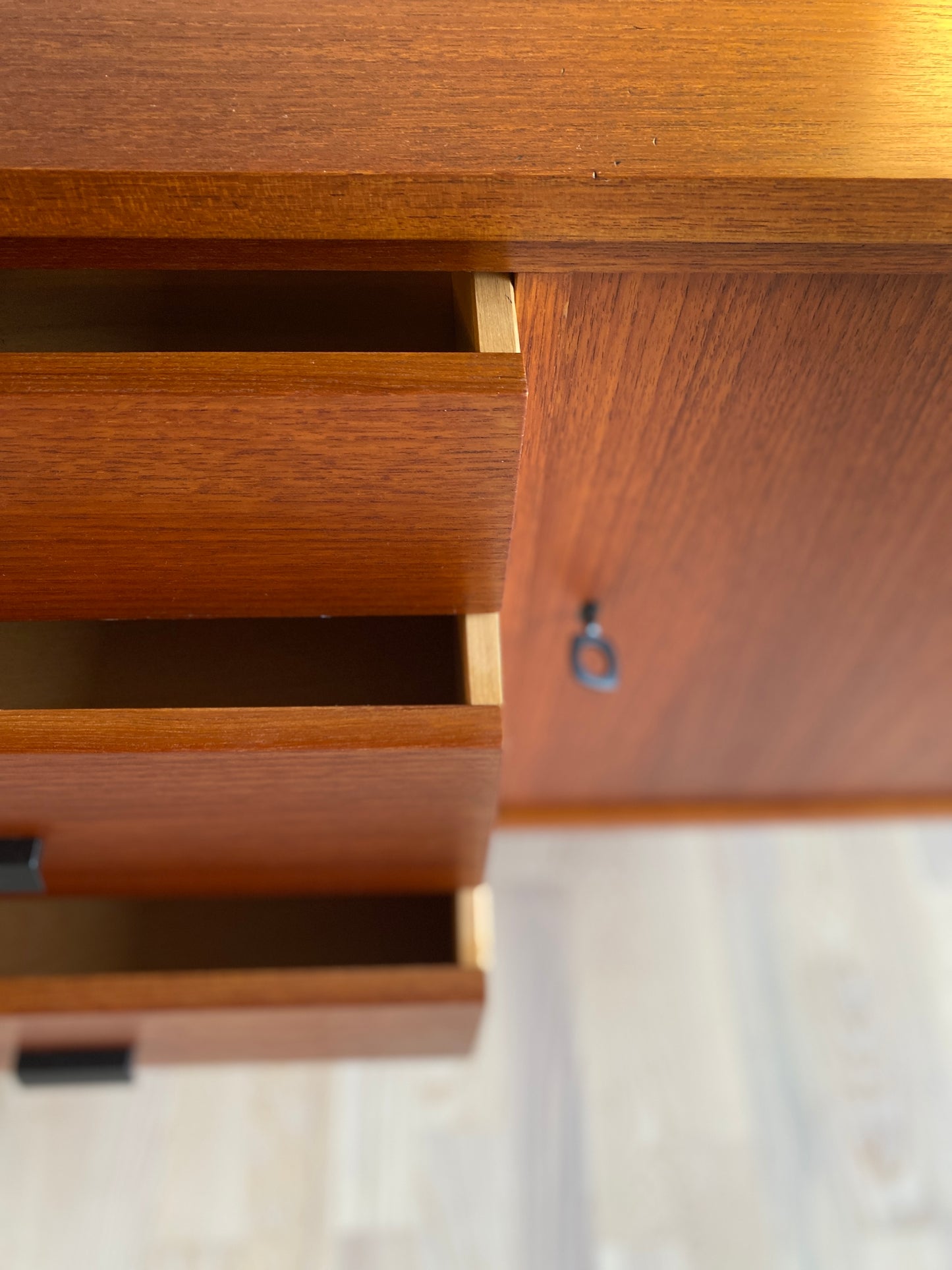 Modular Teak Wall Shelf by Olof Pira for String, 1950s