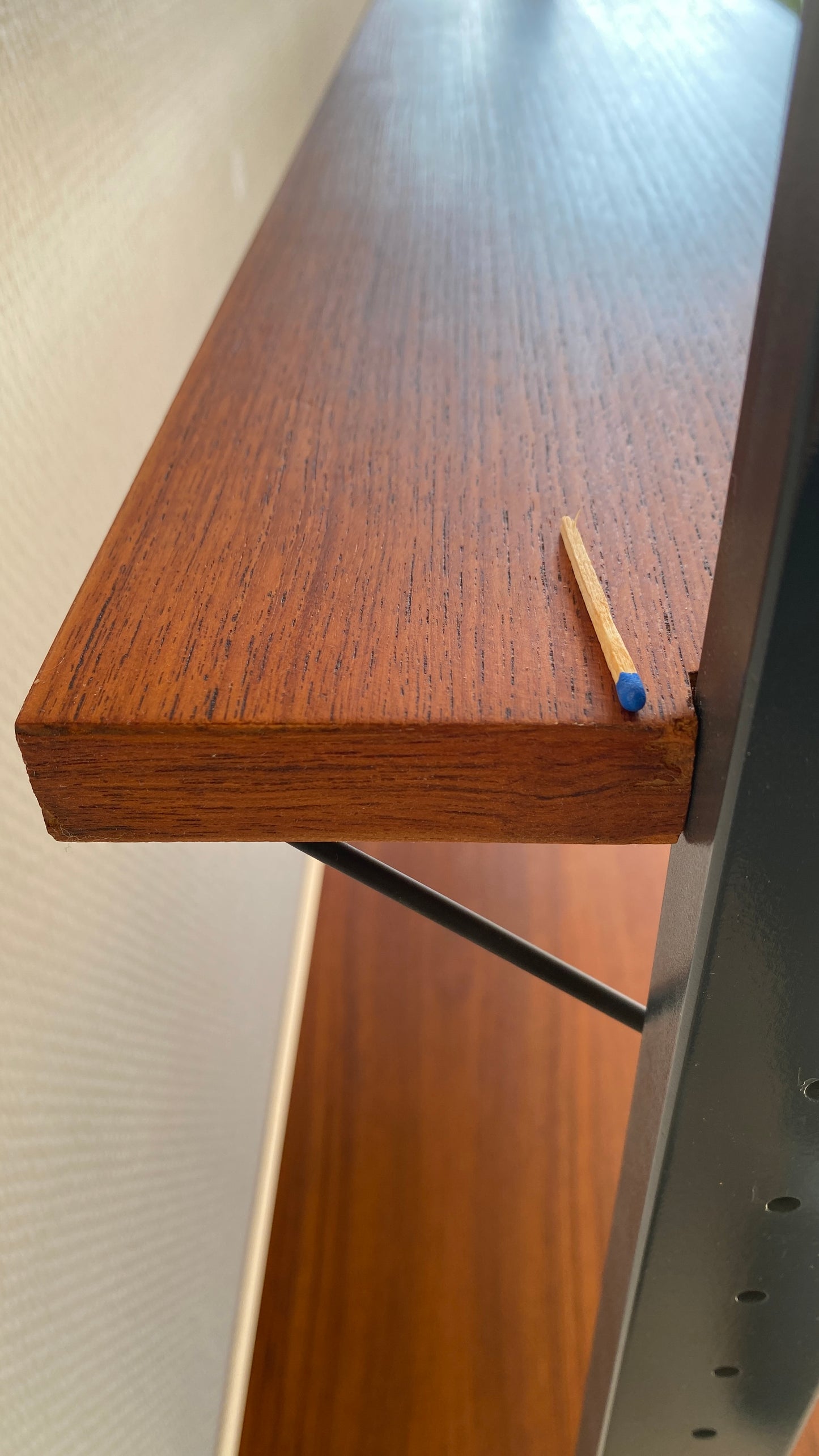 Modular Teak Wall Shelf by Olof Pira for String, 1950s